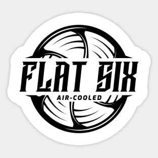 Flat Six Air-Cooled Sticker